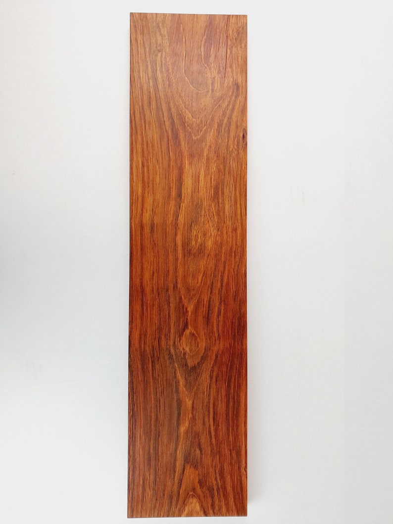 Étagère en bois massif Jatoba 14-24 cm de profondeur / 2,8 cm d'épaisseur différentes longueurs Jatoba Solid étagère murale, étagère murale, étagère flottante / étagère en bois image 4