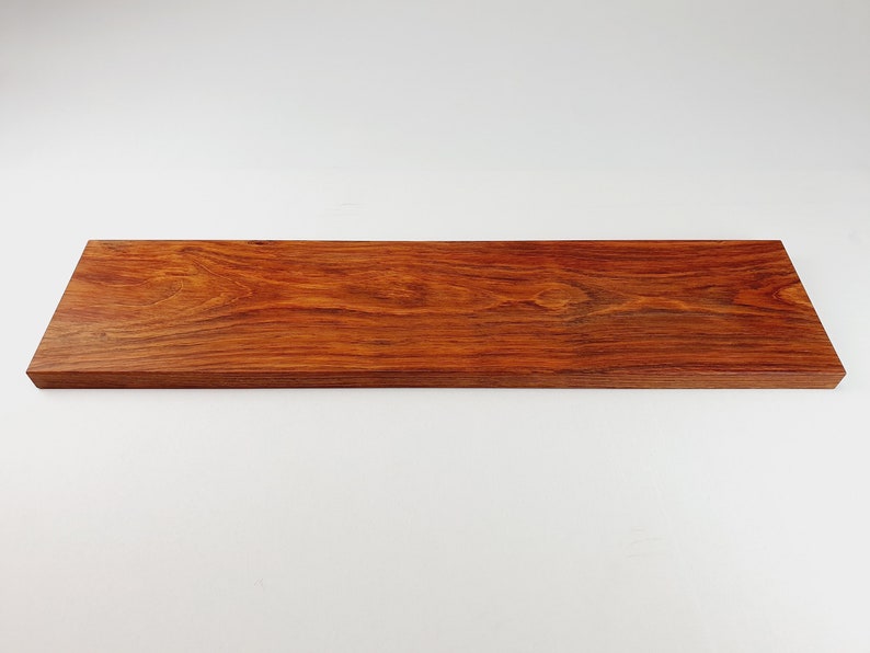 Étagère en bois massif Jatoba 14-24 cm de profondeur / 2,8 cm d'épaisseur différentes longueurs Jatoba Solid étagère murale, étagère murale, étagère flottante / étagère en bois image 5