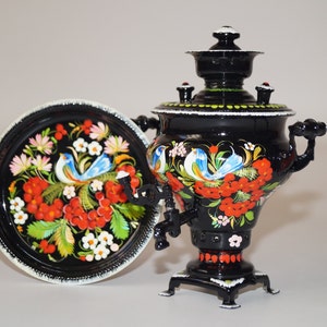 Petit samovar Samovar peint à la main Mini samovar Peint à la main Cadeau original Décor de cuisine Cadeau pour mère samovar Petit cadeau Decorativ samovar