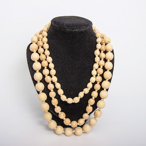 Wooden beads Crochet jewelry Necklace bead Everyday necklaces Ukrainian jewelry Statement necklace Wooden jewellery Mothers necklace