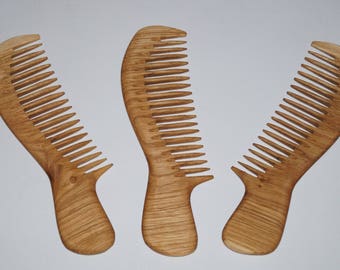 Peine natural Peine de madera Regalo de madera Peine seccionador Peine para peinar Peine para el cabello Peine para el cabello de madera Peine de madera natural Ecológico para ella Para niñas