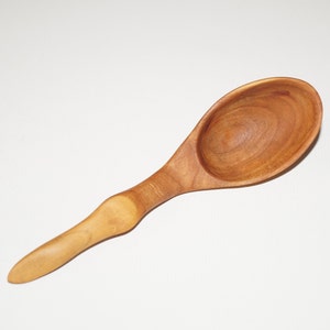Cucharas de madera Cucharas Smoll Cuchara de madera Cuchara de sopa de roble Cuchara coleccionable Cuchara hecha a mano Regalo para mamá Cuchara tallada a mano Cuchara de madera