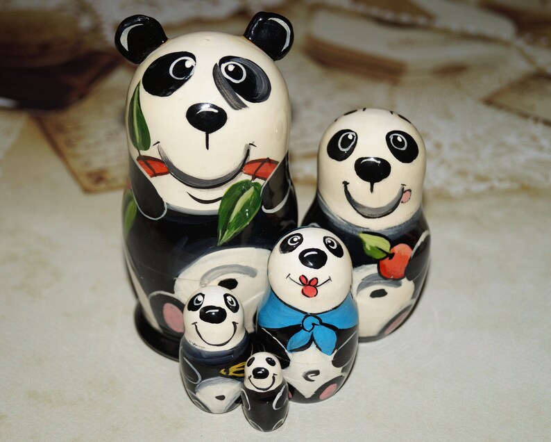 panda nesting dolls