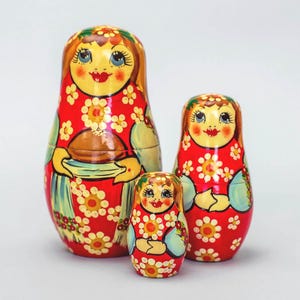 Poupée matriochka Poupées gigognes Babushka jouets Jouets Matriochka Poupée gigogne Babushka doll Idée cadeau Peint à la main Peinture originale