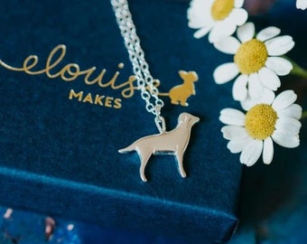 Sterling Silver Labrador necklace - Animal jewellery - Labrador - ethical jewellery – handmade - dog necklace – dog lover gift