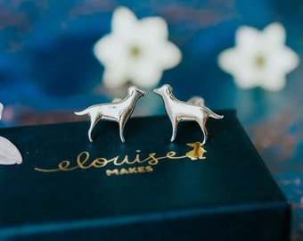 Sterling Silver Labrador Cufflinks - Animal jewellery - Labrador - ethical jewellery – handmade – dog cufflinks – dog lover gift