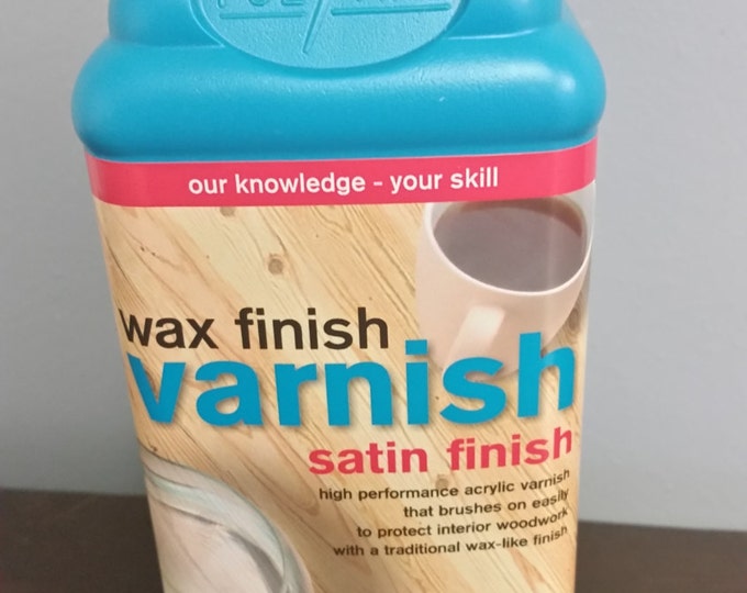 Polyvine Satin Wax Finish Varnish Etsy