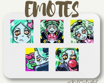 Rebecca C-punk Edge Runners Emote Pack