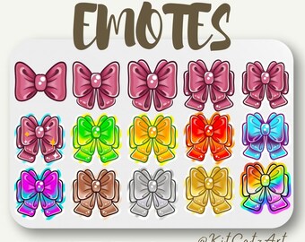 Bow Sub Badge Package/Bundle for Twitch/Kick/Discord | Streamers & Gamers | Cute Bows
