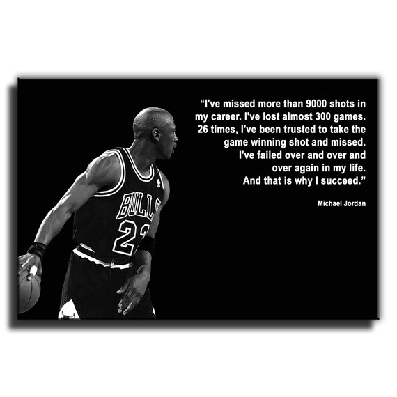 Michael jordan clearance last shot canvas