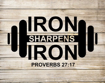 Iron Sharpens Iron SVG