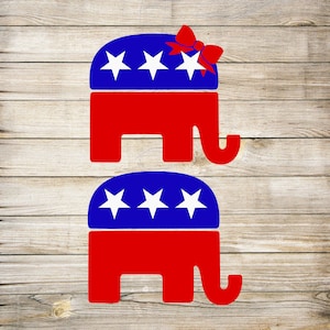 GOP Republican Elephant SVG
