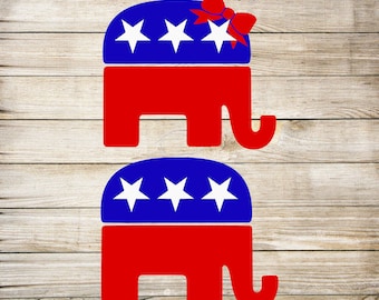 Elefante Republicano Republicano SVG