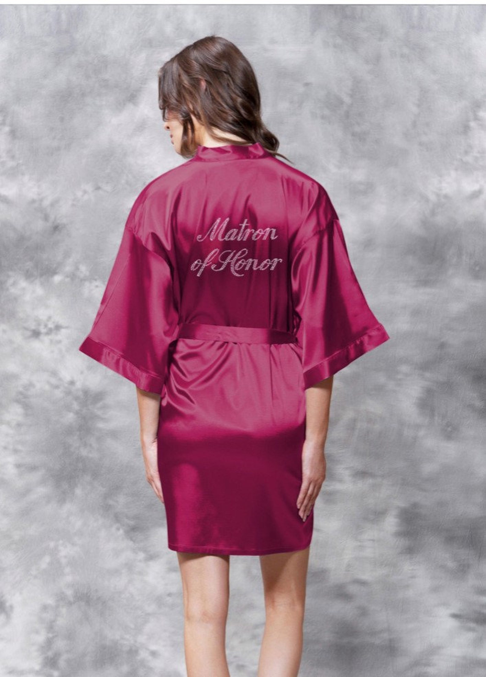 Bride Robe Bridesmaid Robes Bridal Robe Satin & Lace Etsy