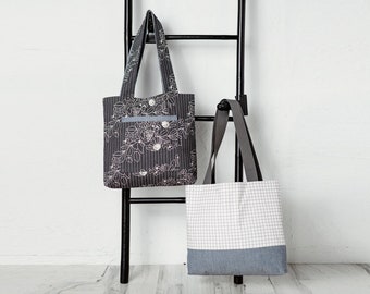 Beginner Tote Bag Sewing Pattern – Simple & Market Styles (PDF Pattern)