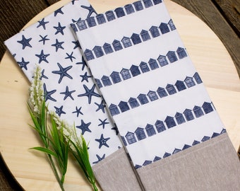 Fringed Tea Towels - PDF Sewing Pattern - Easy Tea Towels - Tea Towels - Home Decor Sewing