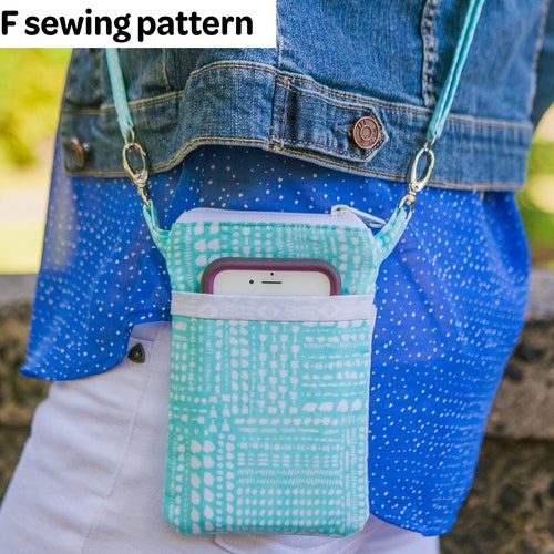 The Minimalist PDF Sewing Pattern Small Cross Body Bag | Etsy Australia