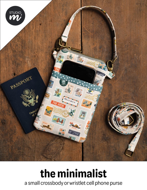 The Minimalist - PDF Sewing Pattern - Small Cross Body Bag