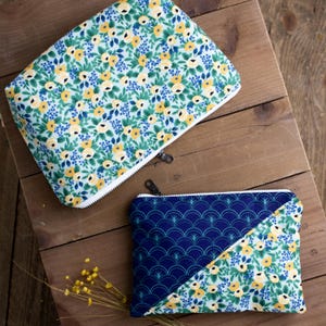 Done In A Zip - PDF Sewing Pattern - Zipper Pouches - Zipper Pouch Pattern - Beginner Zipper Pouch Pattern