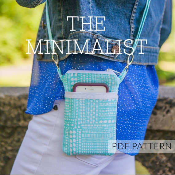 The Minimalist PDF Sewing Pattern Small Cross body Bag | Etsy