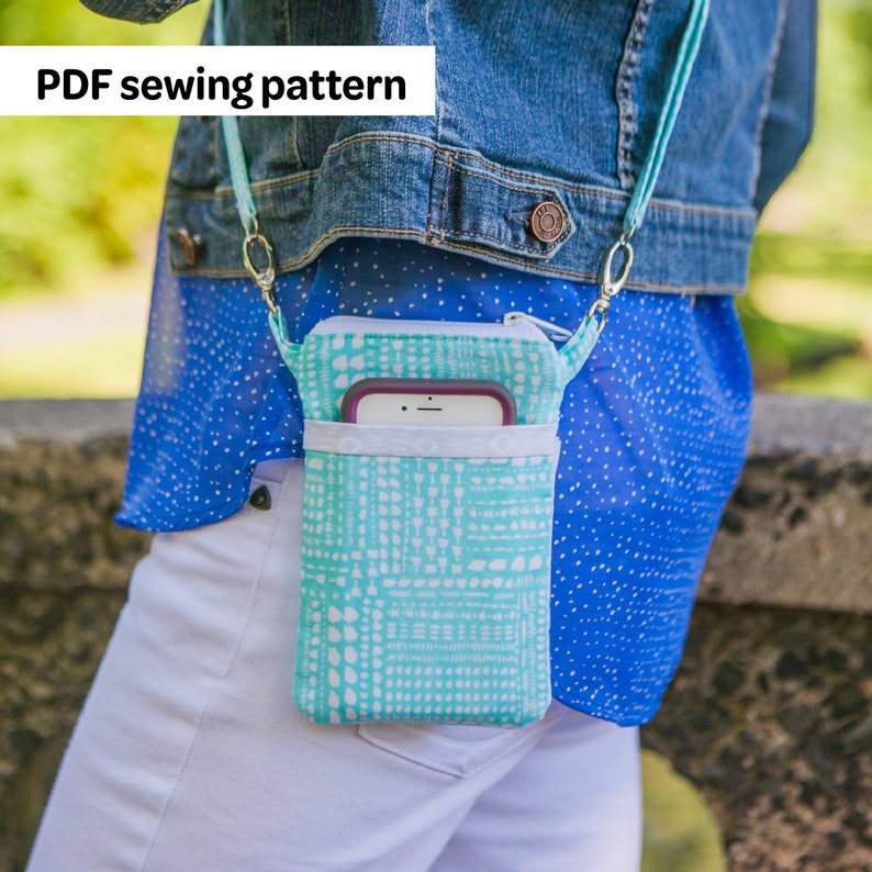 The Minimalist PDF Sewing Pattern Small Cross Body Bag | Etsy Australia