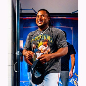 Framber VALDEZ: La Grasa No-No, Adult T-Shirt / Small - MLB - Sports Fan Gear | breakingt
