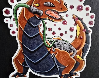 Chibi Biolizard 4x2 Inch Waterproof FANART Sticker - Etsy