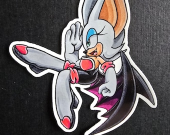 Sticker Rouge the Bat
