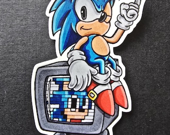 Classic Sonic the Hedgehog sticker