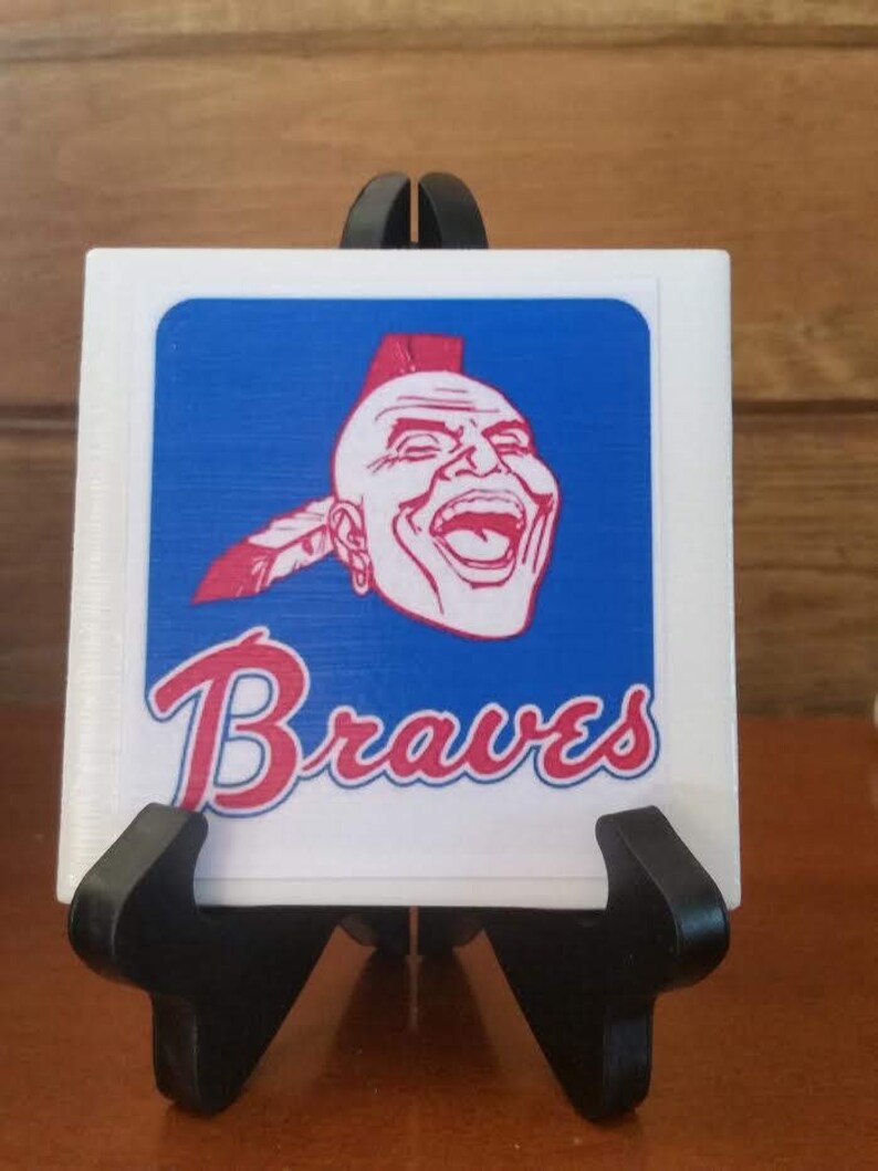 Atlanta Braves Baseball Home Decor Atlanta Braves Ceramic Etsy