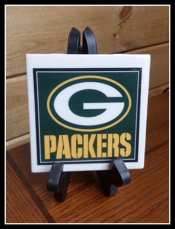 Green Bay Packers Home Decor Decorative Ceramic Picture Tile Etsy