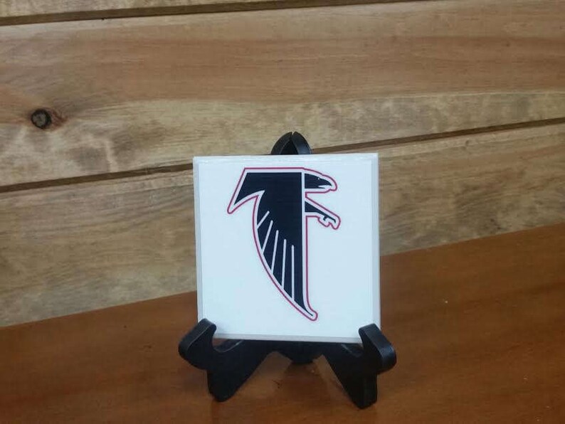 Home Decor Atlanta Falcon Football Ceramic Picture Tile 1 4 x Etsy