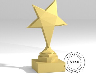 printable diy template pdf sports trophy soccer ball etsy