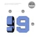 Printable DIY Template (PDF). Number 9 Low Poly Paper Model Template ...
