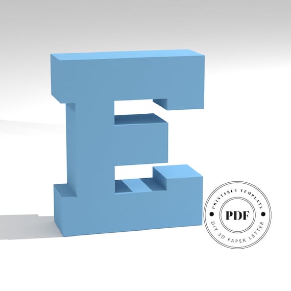 Printable Letter E Template