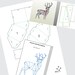 Printable DIY Template PDF. Wall Deer Low Poly Paper Model Template. 3D ...