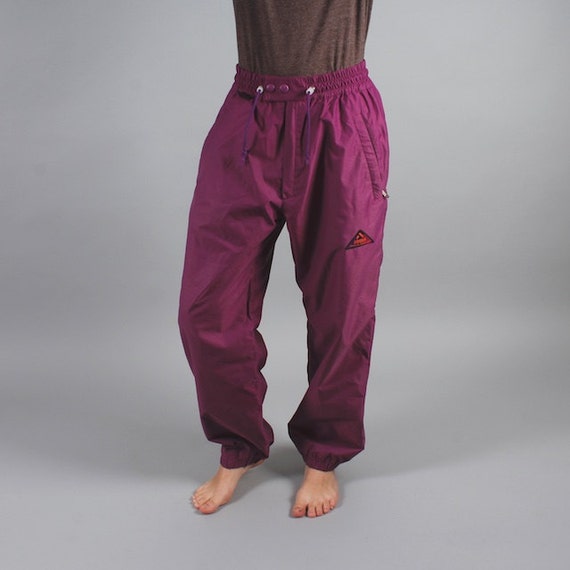 90's Lilac Ski Suit Pants Snowboarding Pants Outdo