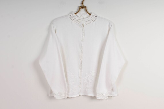 white cardigan size 20