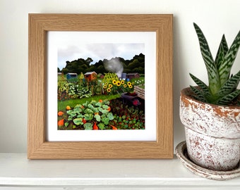 Seasonal Allotment Prints - Spring, Summer, Autumn or Winter