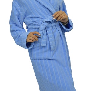 Sleep Sense Spa Essentials Cozy Organic Turkish Cotton Gauze Robe