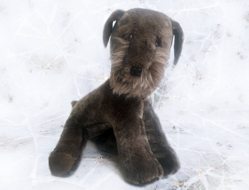 miniature schnauzer soft toy