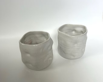 Bumpy Latte Cup | Wavy Cup | Bumpy Ceramic Cup | Organic Pottery | Wavy Ceramic Cup