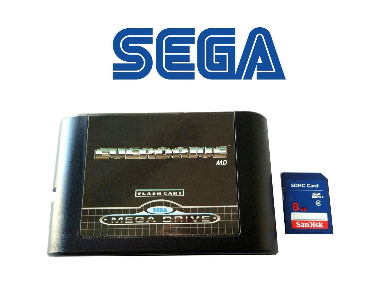Everdrive Sega Genesis Megadrive 32X Flash Cart 8Gb Sd Card Etsy