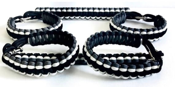 NEW TRI COLOR Paracord Grab Handles Set of 4