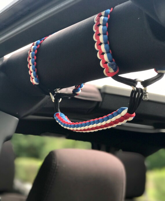 NEW TRI COLOR Jeep Paracord Grab Handles
