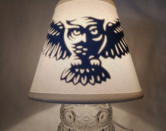 READY TO SHIP Owl mason jar small lamp