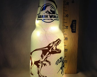 Small Bottle Light - Jurassic World influenced