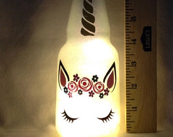 Small Bottle Light - Unicorn influenced