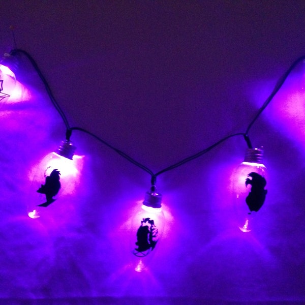 String of LED lights  - Disney Villains influenced
