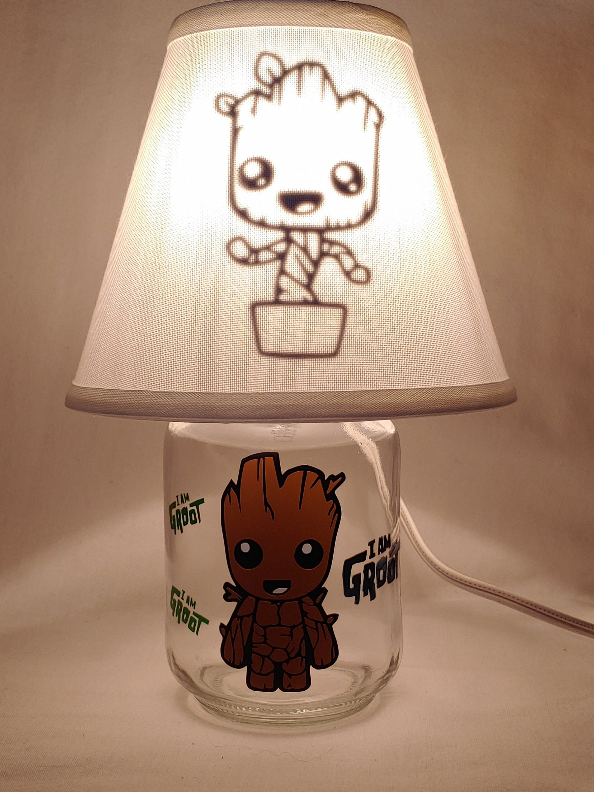 Avengers Bedside Table Lamp (Conical, 38cm) Lamp Light Light Kids  Superheroes